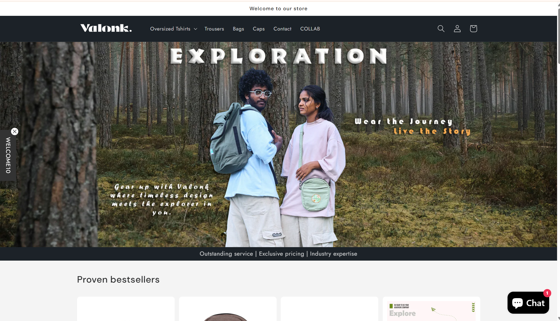 Homepage — EXPLORATION